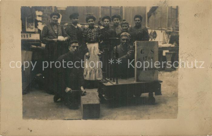 Chauny Aisne Privatfoto-Ak Gruppenfoto CS 1782 Hong Kong