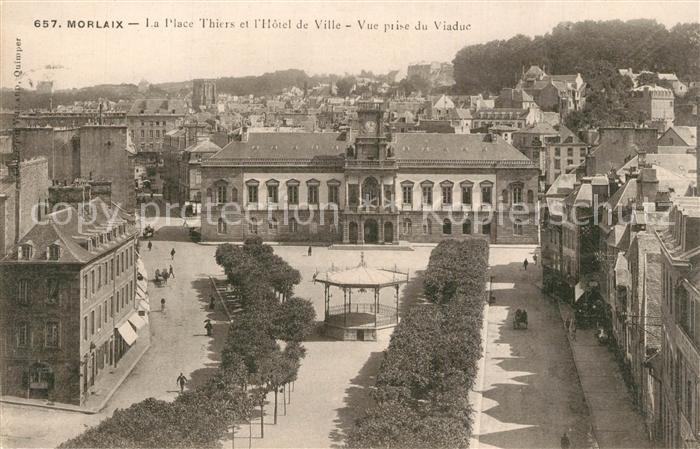 Morlaix Place Thiers Hotel de Ville