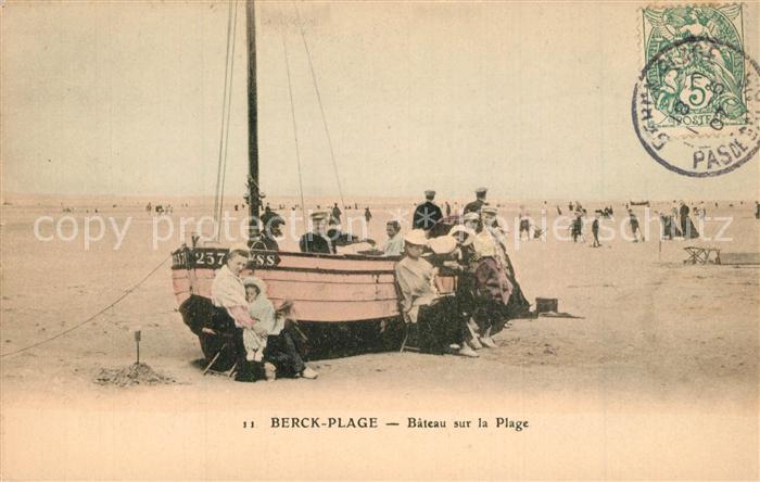 Berck-Plage Bateau sur la Plage