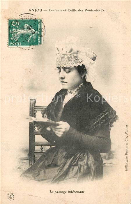 Anjou Costume Coiffee des Ponts de Ce