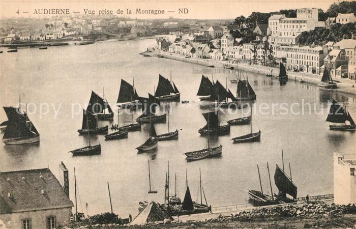 Audierne Hafen Segelboote