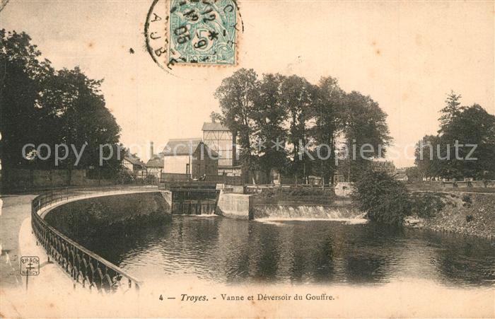 Troyes Aube Vanne Deversoir du Gouffre