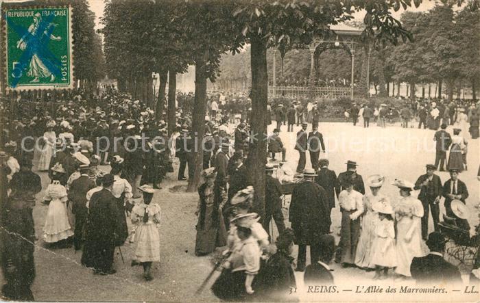Reims Champagne Ardenne Allee des Marronniers