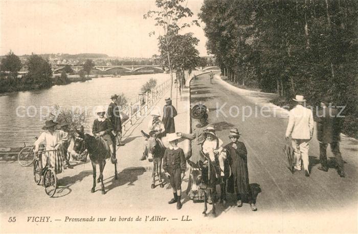 Vichy Allier Promenade sur les bords de Allier