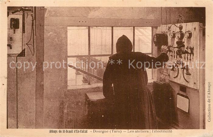Dourgne Abbaye Saint Benoit en Calcat ateliers electricite