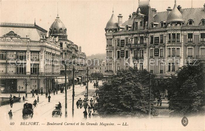 Belfort Alsace Boulevard Carnot les Grands Magasins