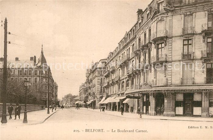 Belfort Alsace Le Boulevard Carnot