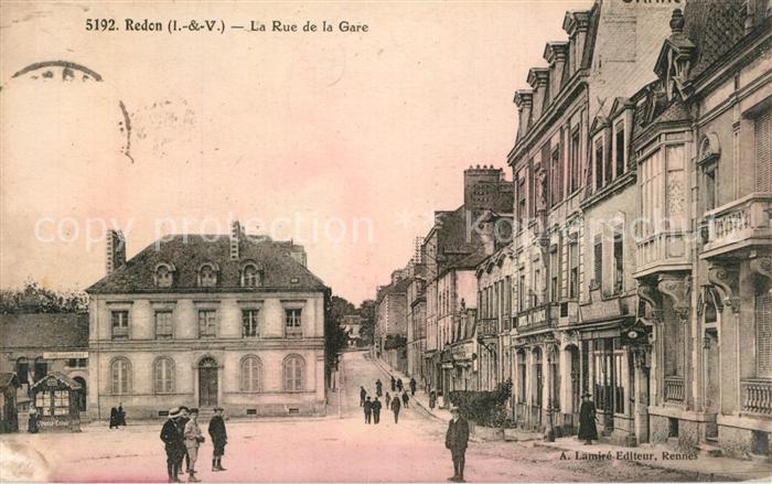 Redon La Rue de la Gare