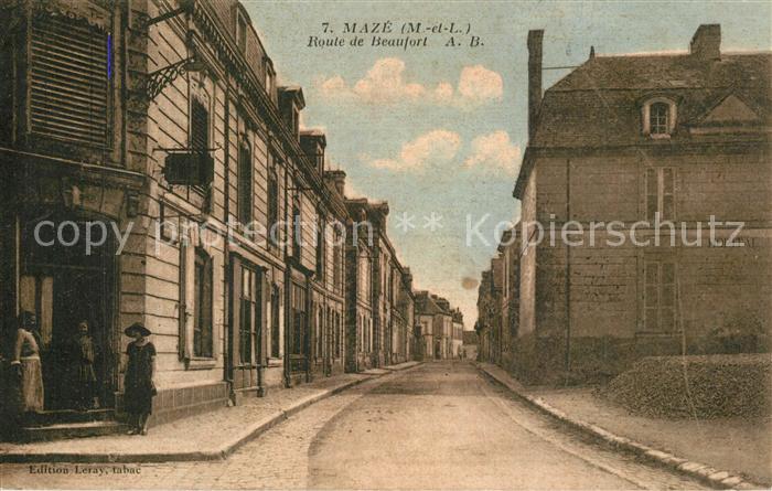 Maze Maine-et-Loire Route de Beaufort