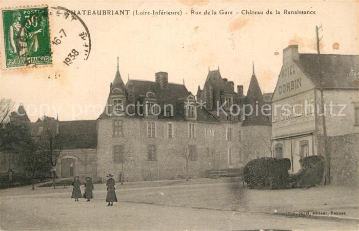 Chateaubriant Rue de la Gare Chateau de la Renaissance