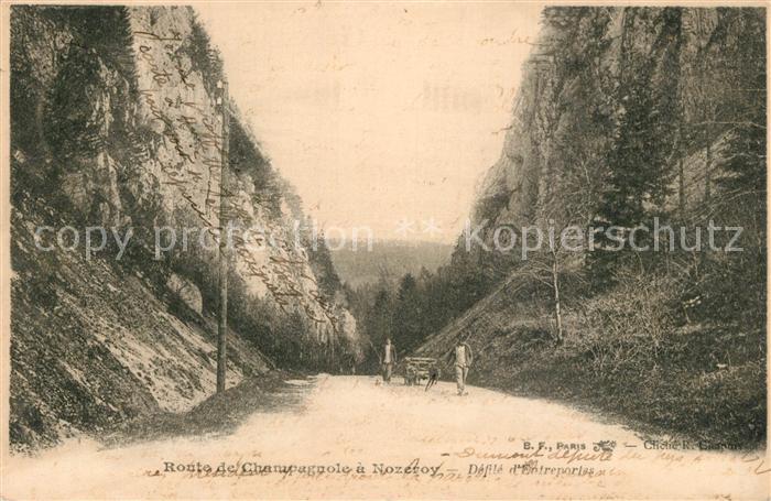 Nozeroy Route de Champagnole