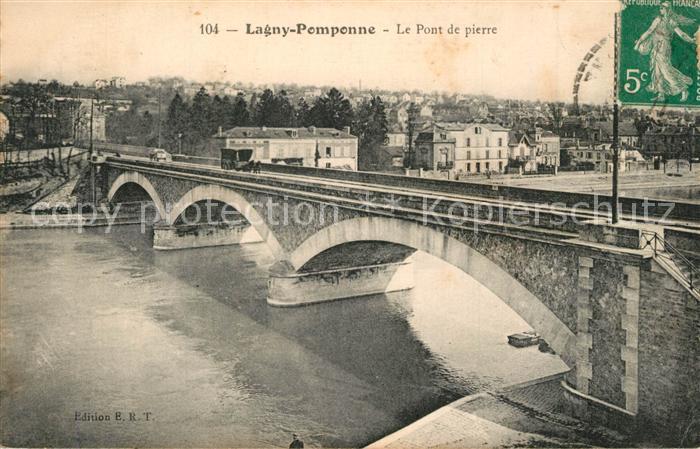Lagny-sur-Marne Pomponne Pont de pierr