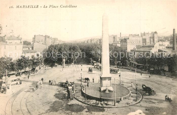 Marseille Bouches-du-Rhone La Place Castellane