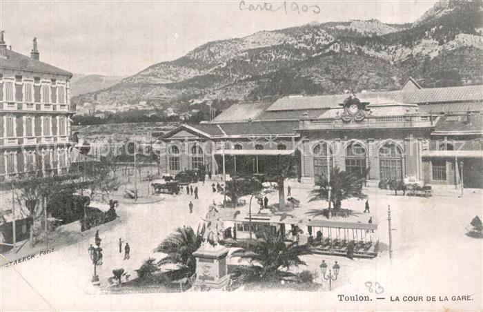 Toulon Var La Cour de la Gare
