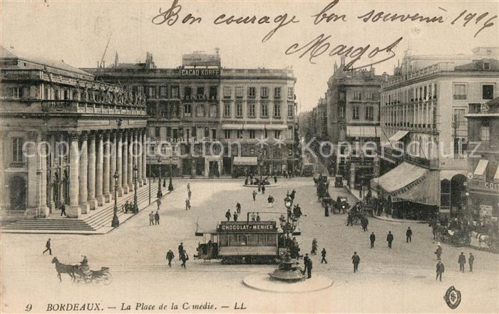 Bordeaux Place de la Cafe Medie
