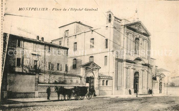 Montpellier Herault Place de Hopital General