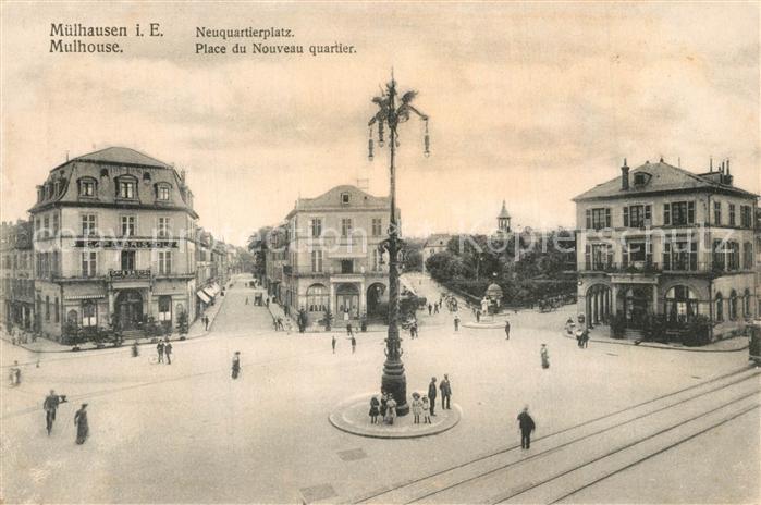 Mulhouse Muehlhausen Place du Nouveau quartier