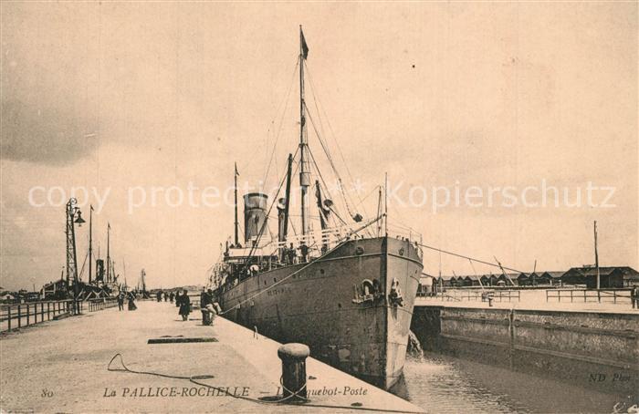 La Pallice-Rochelle Paquebot Poste