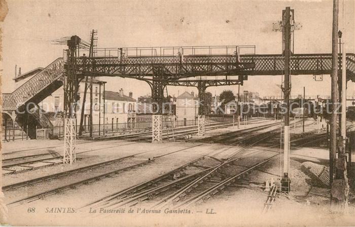 Saintes Charente-Maritime Passerelle de l'Avenue Gambetta