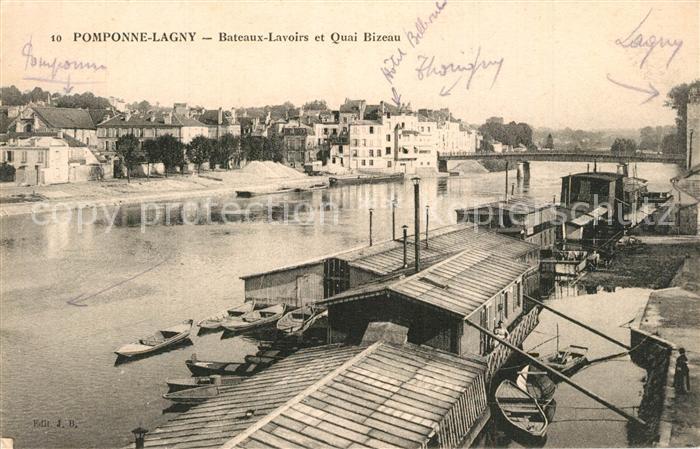 Pomponne Bateaux-Lavoirs Quai Bizeau