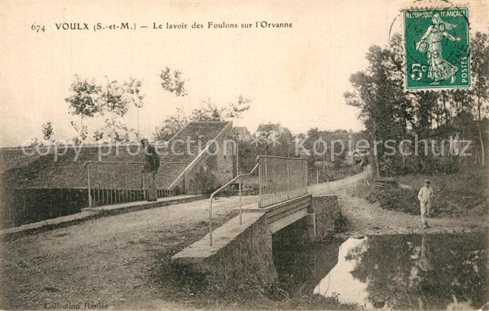 Voulx Lavoir des Foulons sur l'Orvanne