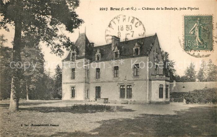 Bruc-sur-Aff Chateau de la Boulaye