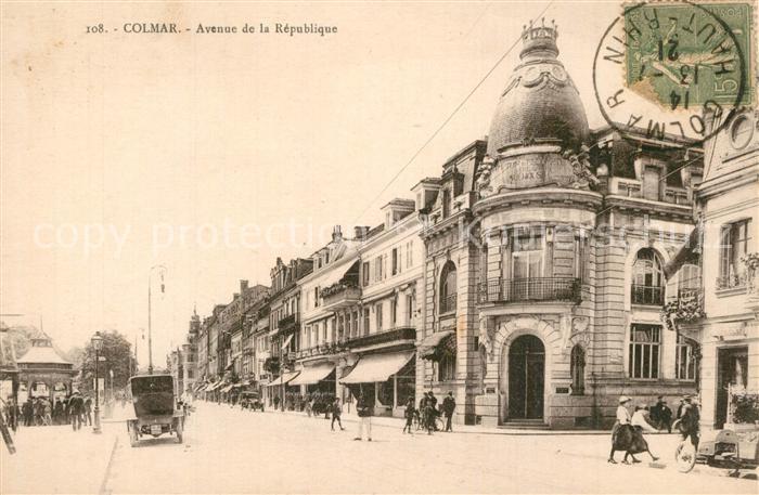 Colmar Haut Rhin Elsass Avenue de la Republique