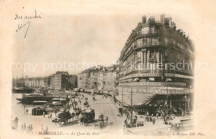 Marseille Bouches-du-Rhone Quai du Port