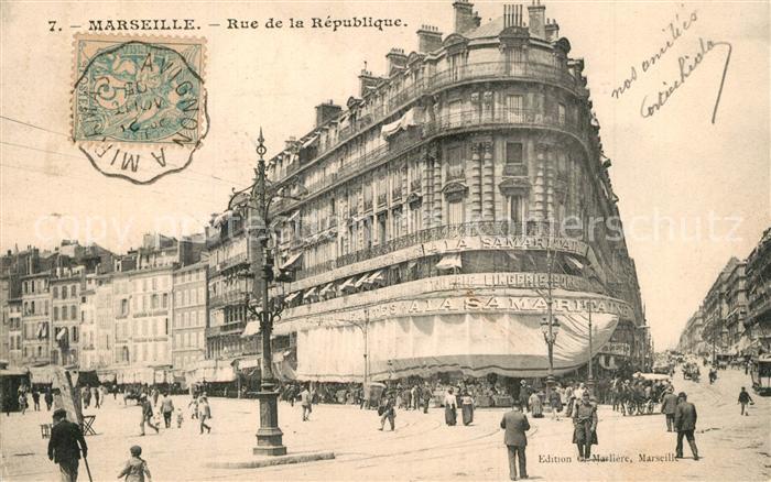 Marseille Bouches-du-Rhone Rue de la Republique
