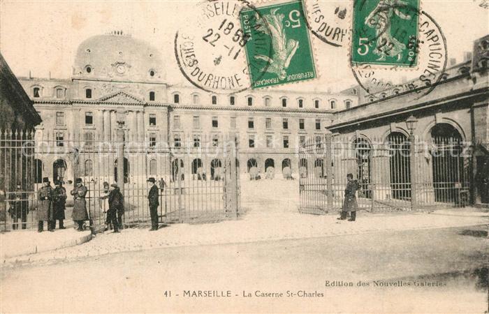 Marseille Bouches-du-Rhone Caserne St-Charles