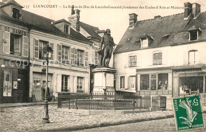 Liancourt Statue du Duc de Larochefoucauld
