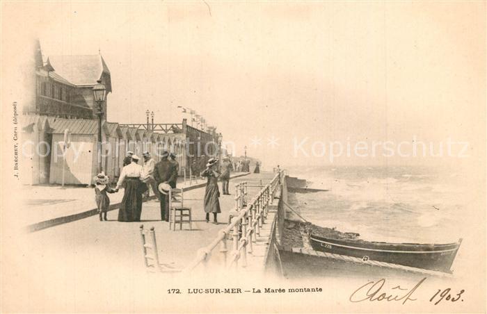 Luc-sur-Mer Maree montante