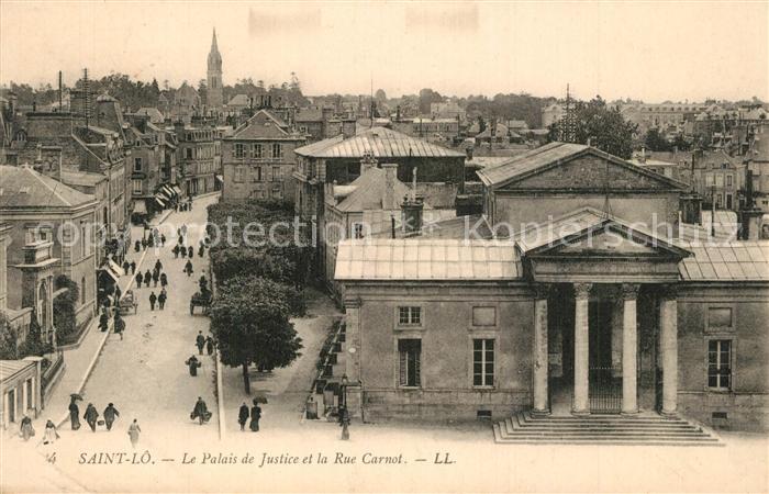 Saint-Lo Manche Palais de Justice Rue Carnot