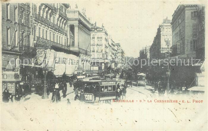 Marseille Bouches-du-Rhone La Cannebiere