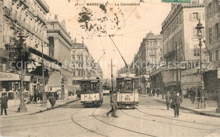 Marseille Bouches-du-Rhone La Cannebiere