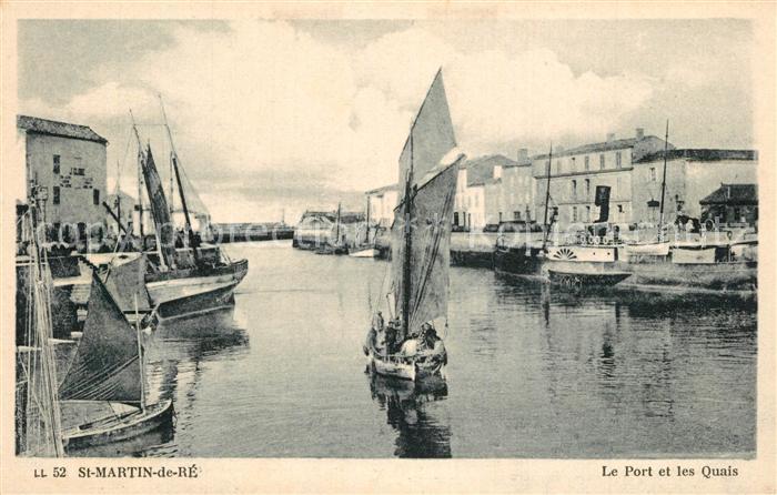 Saint-Martin-de-Re Port Quais
