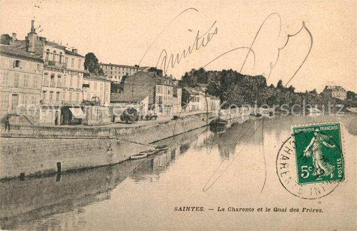 Saintes Charente-Maritime Quai des Freres