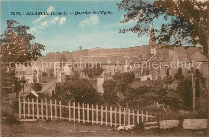 Allanche Quartier de l'Eglise