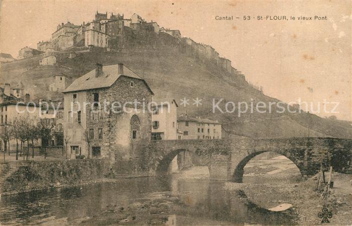 Saint-Flour Cantal Vieux Pont