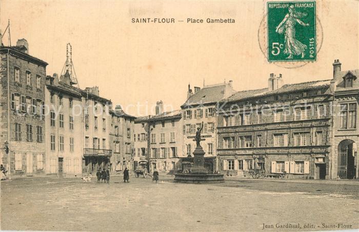 Saint-Flour Cantal Place Gambetta