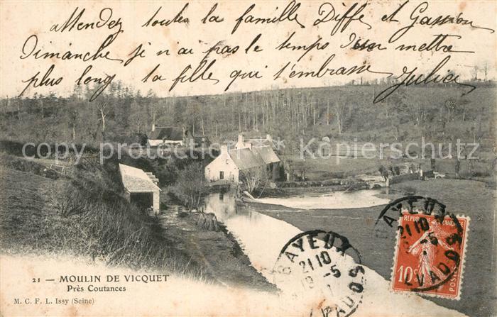 Coutances Moulin de Vicquet