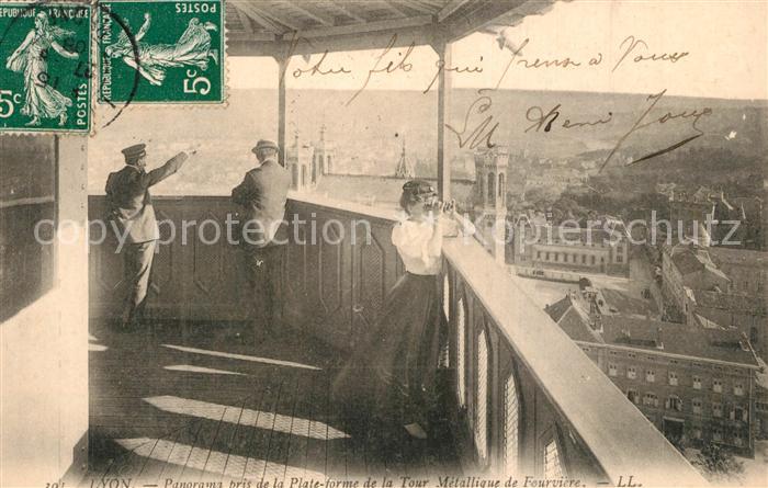 Lyon France Tour Metallique de Fourviere