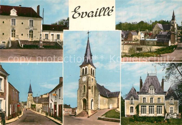 Evaille Poste Rue Principale Eglise Chateau de
