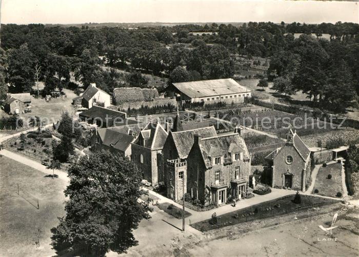 Auray Chateau de Kerplouz Vue Aerienne