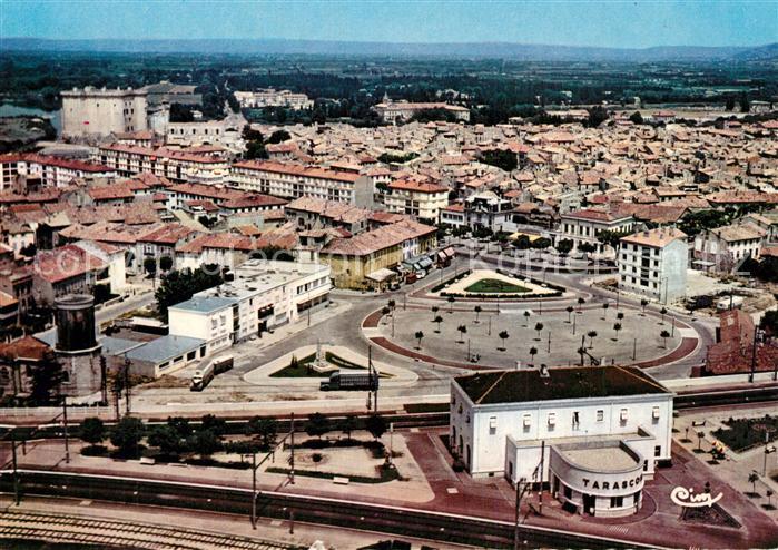 Tarascon Bouches-du-Rhone Vue Aerienne Ville Gare