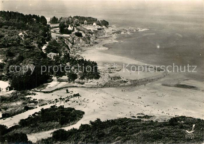 Etables-sur-Mer Cotes-d Armor Plage du Moulin Vue Aerienne