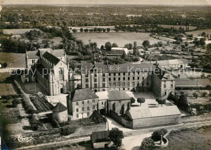 Montebourg Abbaye Vue Aerienne