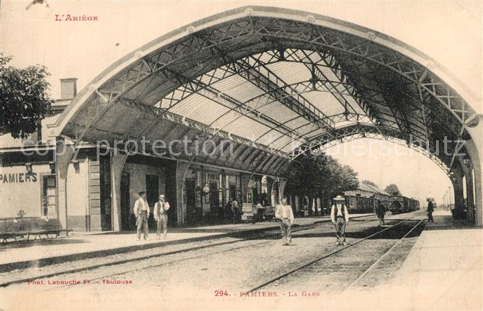 Pamiers La gare Bahnhof