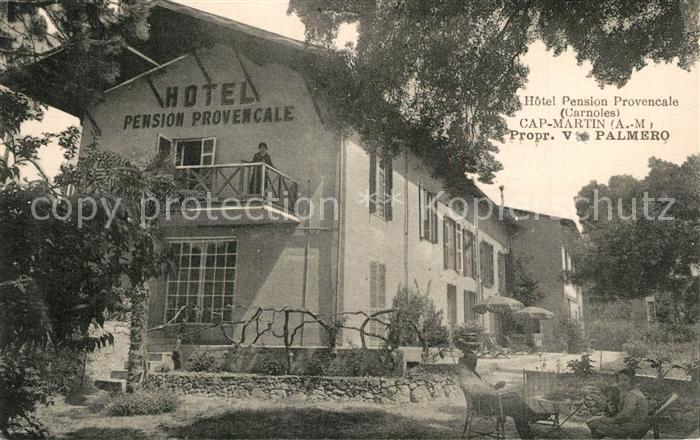 Cap Martin Hotel Pension Provencale