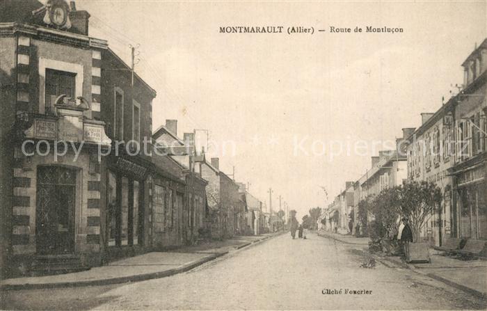 Montmarault Route de Montlucon